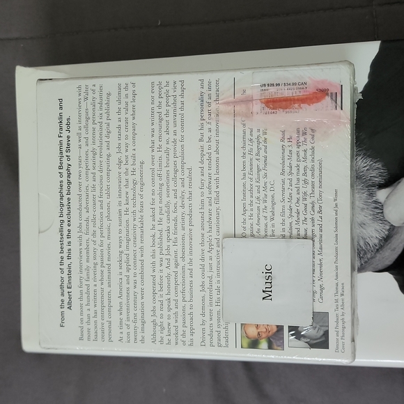 Steve Jobs bundle of book and Audio CD. *Book is used and Audio CD is new sealed - Picture 9 of 9